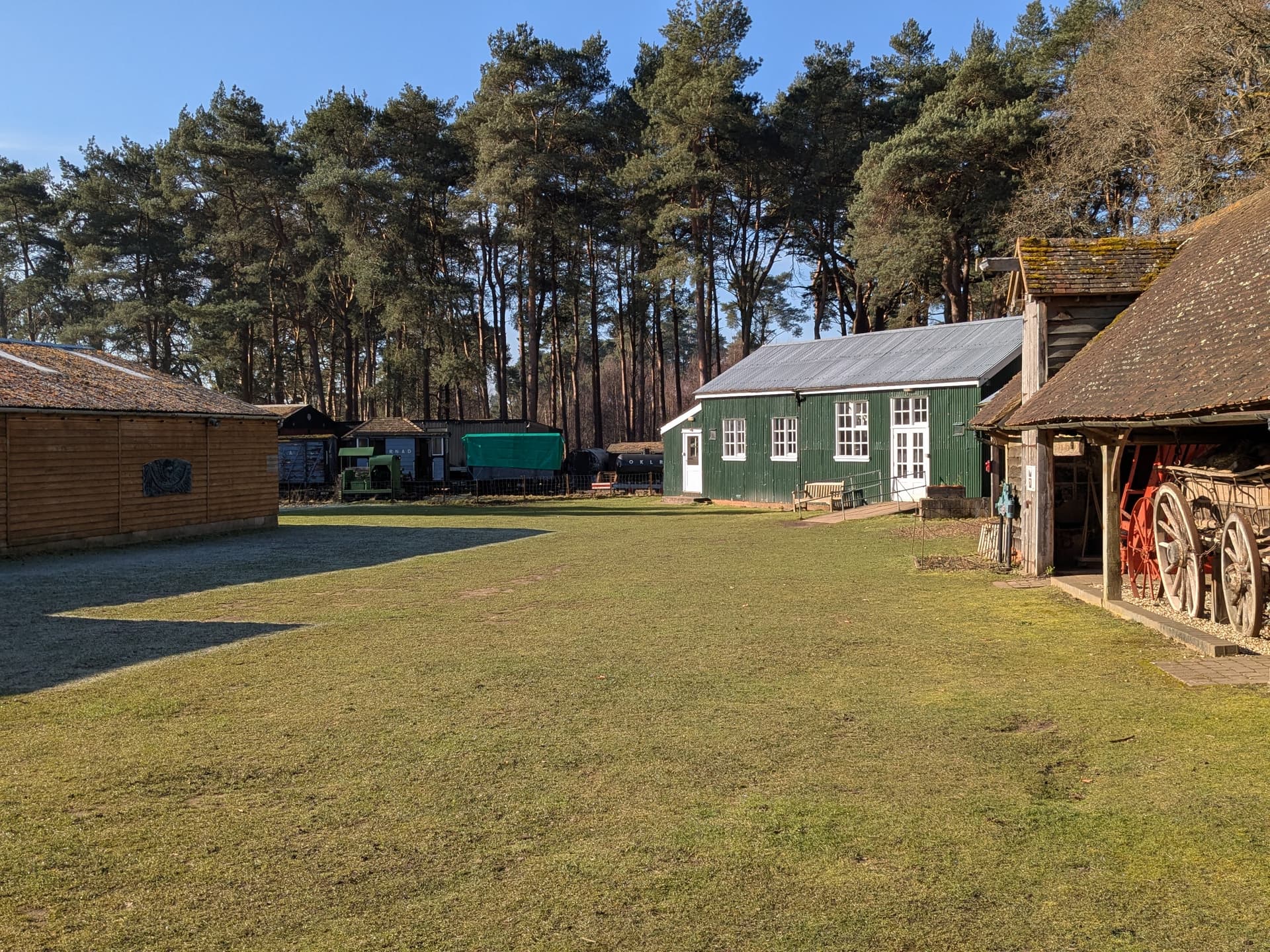 The Rural Life Living Museum driveway