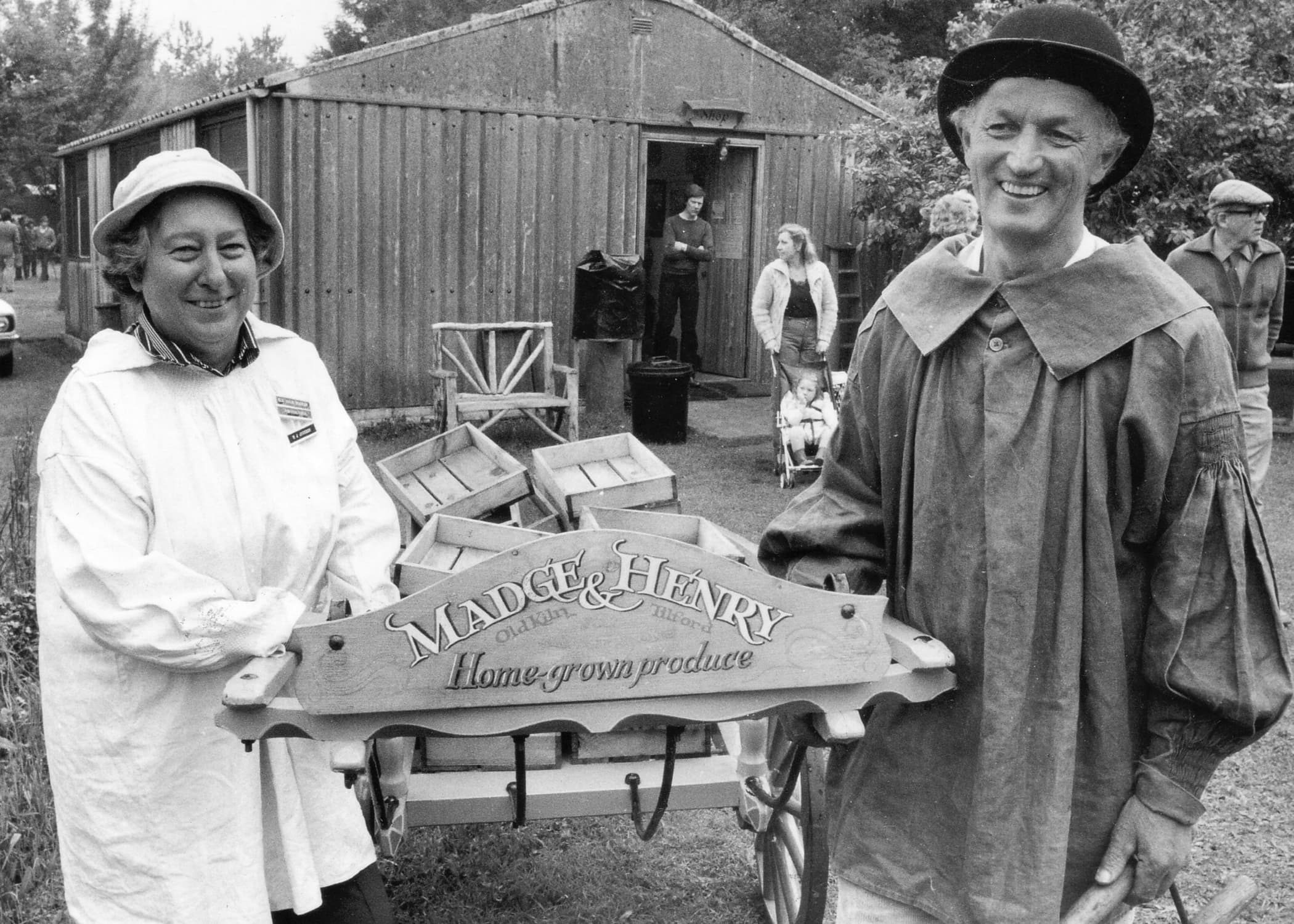 A photo of Madge and Henry Jackson, founders of the Rural Life Living Museum